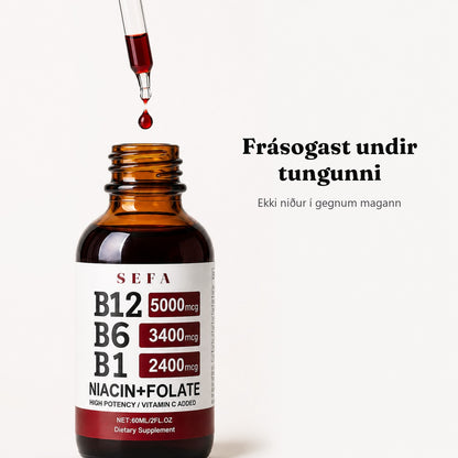 Frásogast undir tungunni, ekki niður í gegnum magann